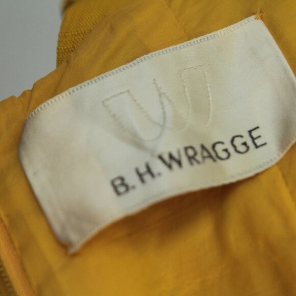 Beautiful mustard yellow 60's or 70's B.H. Wragge dress - Picture 5 of 5
